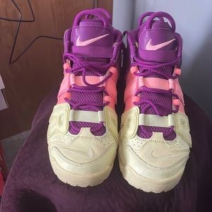 Purple, peach, citron